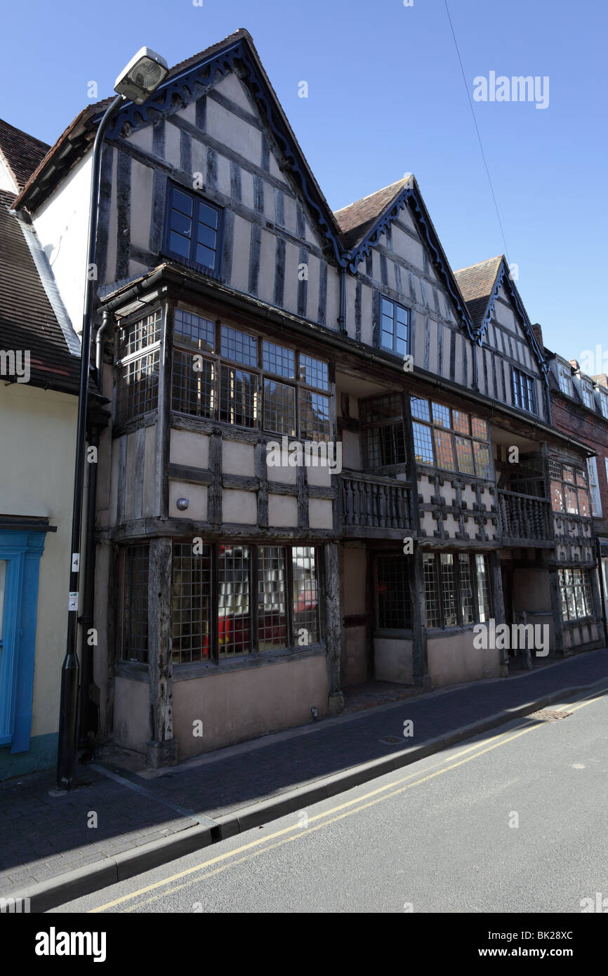 Raynald`s Mansion 17th century building on High Street,Much Wenlock